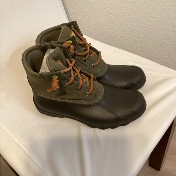 NWT SPERRY SALTWATER RAIN BOOTS SIZE 7 - Picture 3 of 7